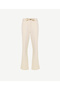 Comfortable Fit Denim Trousers with Belt Detail - 2