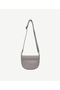 Leather Look Crossbody Bag with Buckle - 3