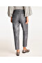 High Waist Straight Cut Pants with Cut Detail - 2