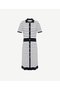 Shirt Collar Knitwear Dress - 6
