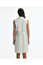 Pocket Detailed Belted Above Knee Dress - 4