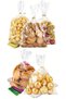 13X20 Clear White Gelatin 50 Pieces Party Candy Event Bag - 2