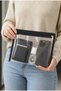 Transparent Zippered Organizer Bag 20X30 cm Multi-Purpose Suitcase Travel Makeup Cosmetic Organizer - 4