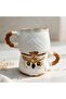 Relief Pattern 15 Different Models 2-Piece Mug, Hand-Crafted, 2D 360 Degree Patterned - 2