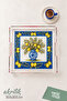 Lemon Patterned Transparent Acrylic (Plexiglass) Decorative Presentation Tray (31×31 cm)