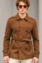 Men's Short Trenckot Coat - 4
