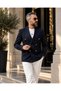 Old Money Gold Buttoned Italian Cut K Double-Breasted Jacket - 3