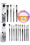 4-Piece Most Favorite Makeup Brush Set + 10-Piece Eye Makeup Brush Set