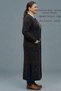 Knitwear Women's Plus Size Wool Warm Winter Mom Long Zippered Cardigan - 120 Cm. Angora Textured Beard Yip Yumuş Soft Top Coat - 3