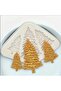 3 Pine Tree Sconces in One Mold, Triple Tree Silicone Mold K-121, Polyester Resin Epoxy Stone Powder Plaster Mold - 6