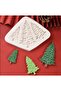 3 Pine Tree Sconces in One Mold, Triple Tree Silicone Mold K-121, Polyester Resin Epoxy Stone Powder Plaster Mold - 8