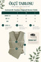 Asymmetrical Side Buttoned Linen Vest - 9