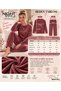French Velvet Be the Sunshine Printed Navy Blue Pajama Set - 3