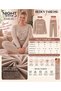 Tokyo Waffle Cotton Knitted Interlock Printed Plus Size Pajama Set - 2
