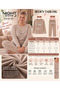 Roma Cotton Knitted Interlock London Printed Gray Plus Size Pajama Set - 3