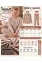 Tokyo Waffle Cotton Knitted Interlock Printed Plus Size Pajama Set - 2