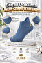 Original Unisex 3-Pair Comfort Model Premium Cotton Sweat-Absorbent & Breathable Seamless Non-Pressing Shoes Non-Bumping 4-Season Comfort All Day Long Ankle-Length Sports Shoes Sneaker Booties Socks - 5