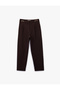 Carrot Cut Fabric Trousers with Accessory Detail - 3