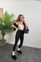 Firming Shaping / Sculpting Fleece-Lined High Waist Leggings - 4