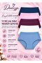 Corded Fabric Ribana Cotton Women's Panties 5 Pieces