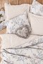 Elastic Sheet Duvet Cover Set Double Size Blossom Beige - 2