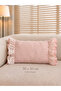 Lidya Lace Decorative Throw Pillow Cover Dusty Pink - 2