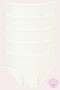 1506 Heart %100 Cotton 5-Pack Women's Bato Brief Package