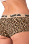 Women's Leopard Print Boyshorts - Stylish and Comfortable Cotton Boxer Shorts - 3
