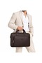 Unisex Brown File Tablet Notebook Bag, 14 Inch Laptop And Briefcase