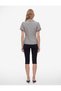 Slim Fit Peter Pan Collar Short Balloon Sleeve Gingham Shirt - 5