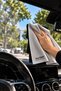 Gray microfiber auto glass and mirror cleaning cloth 40*50 microfiber magic cloth 1 piece - 9