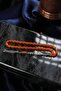 Silver Fakir Master Handcrafted Nakkaş İmame Design Original Crimped Amber Prayer Beads - 4