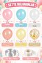 Mixed Macarons, Gold Confetti Balloon Chain Set Concept 7 - 2