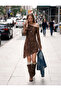 Slim Fit Asymmetrical Cut Off Shoulder Long Sleeve Mini Floral Tulle Dress