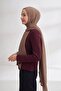Muslin Piping Shawl - Mink - 2
