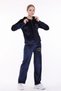Ikmal Crowned Stone Soft Texture Velvet Wide Legs - 2