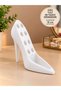 High-Heeled Shoe Makeup Organizer – Makeup Brush and Cosmetic Stand – 3D Plastic 15 cm - 3