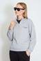 3 Thread Non-Embroidered London Printed Half-Zip Sweatshirt