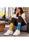 Hn Socks 8-Pack Cartoon Patterned Fun Cartoon Multi-Colored Unisex Socks - 2