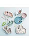 - Croco - Silicone Plate with Vacuum Compartments - Pink - 4