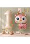 1 Year Old Cute Deer Balloon Set - Gazelle Woodland Concept, Cream Color