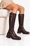 Aci Brown Buttoned Modern Women's Boots 142501 - 2