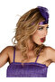 Fun Purple Feather Hairband for Party Celebrations - 2