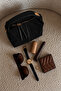 Women's Archi Suede Clutch Bag Black - 4