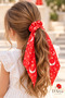 Moon Star Pattern Bowknot Rubber Buckle Long Ribbon Women's Children's Dd883 Flag - 3