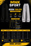Mnk Sport Brooklyn Women's Black High Waisted Jogger Sweatpants - 6