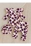 Bloomia Baby Girl Luxury 100% Cotton Ruffled Bodysuit Pants Ribbed Set