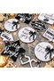 12-Pack Bachelorette Black Bow Themed Speech Balloons Henna Night Wedding Bride to Be Photo Shoot Hand Banner Bachelorette Set - Bride to Be - Almost Mrs - Bride's Team - Cheers to Bride - 3