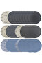 Sand Plate 1000-5000 5 inch / 125mm, 50 Pieces of Hook and Loop Wet and Dry Sandpaper, Various Grits - 7