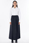 Yüksel High Waist A-Line Skirt Black - 2